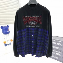 入手困難バレンシアガ B Authentic パッチド ロングスリーブ Tシャツ コピー 698227tmm085212