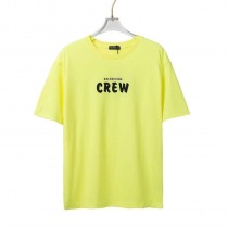 21AW新作バレンシアガ CREWロゴ Tシャツ コピー イエロー bah06821