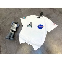 送料込バレンシアガ × NASA コピー スペース ロゴ Tシャツ ホワイト bah41099