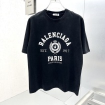 n級 おすすめバレンシアガ クラウン ロゴ プリント Tシャツ コピー bah90125