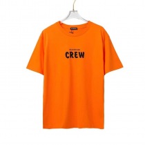 争奪戦バレンシアガ CREWロゴ Tシャツ 偽物 オレンジ baj54841