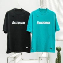 定番バレンシアガ コピー DESTROYED FLATGROUND Tシャツ 2色 bam86561