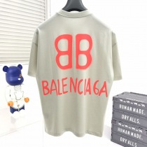 春夏新作バレンシアガ スライムロゴプリント コットンジャージー製 Tシャツ コピー bao42668