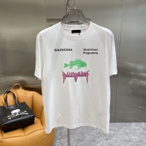 おすすめバレンシアガ 偽物 プリント ロゴ Tシャツ baq79441