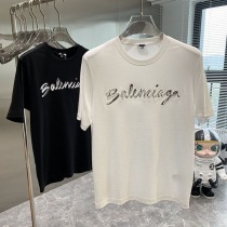 激安価格！バレンシアガ 偽物 ロゴ オーバーサイズ Tシャツ 半袖 2色 bay30051