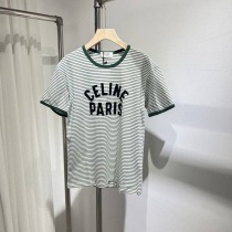 稀少セリーヌ PARIS ストライプ Tシャツ コピー/ コットンジャージー Cec25481