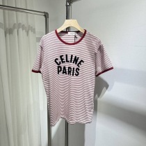 春夏新作セリーヌ PARIS ストライプ Tシャツ 偽物/ コットンジャージー Cei82149