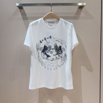 超希少！ギフトOK ★ディオール Tシャツ 偽物 コットンジャージー&リネン 243T09GE459X0859