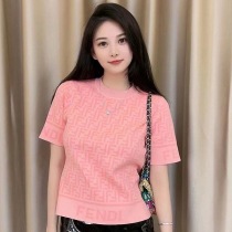 《大人気》22SS フェンディ FFロゴ コットンテリー オーバーサイズ Tシャツ コピー fem15650