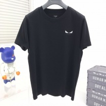 争奪戦 フェンディモンスター ロゴ クルーネック 偽物 Tシャツ fev46686