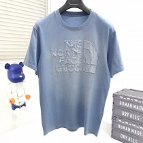 関税無料☆グッチ ノースフェイス コピー コラボ 半袖 コットン Tシャツ gua26933