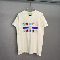 人気No1 グッチ コットン Tシャツ コピー半袖 ロゴ gud69063