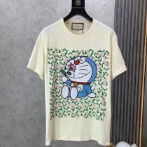 《大人気》ドラえもんx グッチ 偽物 オーバーサイズ Tシャツ guh99279