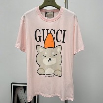 信用第一 グッチ×Kawaii コピー キャットプリント Tシャツ gus26464