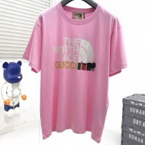 【日本未発売】グッチ x ノースフェイス コピー コラボ 半袖Tシャツ gut04695