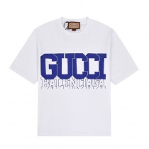 【日本未発売】グッチ x バレンシアガ コラボ 半袖Tシャツ パロディ guw87864