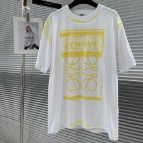 可愛いロエベ アナグラム フォト偽物 Tシャツ 偽物 ロゴ大☆ H526Y22X7