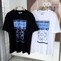 春夏新作 ロエベ アナグラム プリント Tシャツ スーパーコピー lof65958