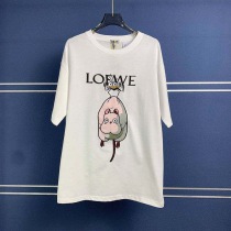 定番 ロエベ×ジブリ 偽物 ハエドリ クルーネックTシャツ loq74201