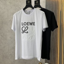 【国内発送】ロエベ プリントコットンジャージーTシャツ コピー 2色 low40595