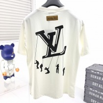 超希少！ルイヴィトン コピー Tシャツ トップス 半袖 メンズ レッド vul57718