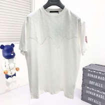 21AW新作◆​ルイヴィトン◆Tシャツ 偽物 トップス 半袖 メンズ レッドホワイト vut55911