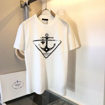 春夏新作プラダ コピー ロゴ コットンTシャツ puc58898